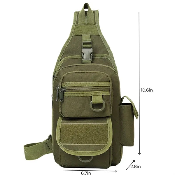 Tactical Sling Bag Multi Pocket Outdoor Travel Backpack