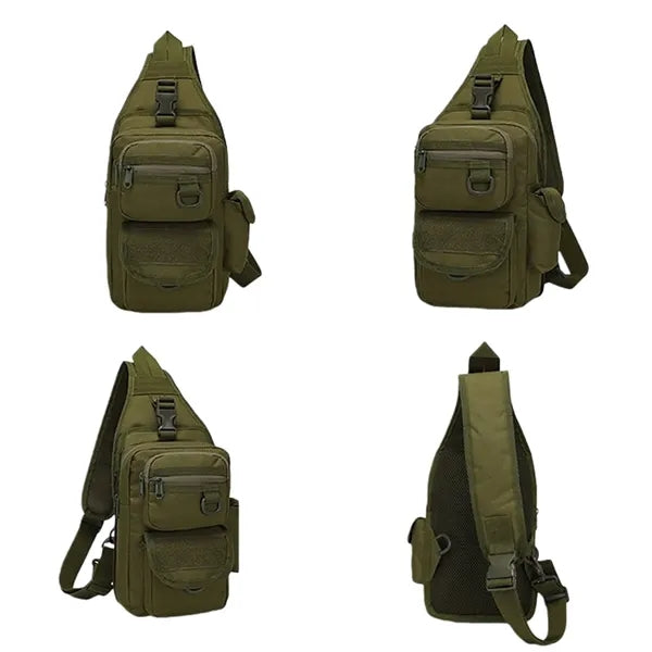 Tactical Sling Bag Multi Pocket Outdoor Travel Backpack
