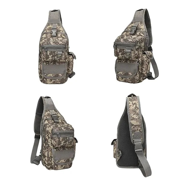 Tactical Sling Bag Multi Pocket Outdoor Travel Backpack
