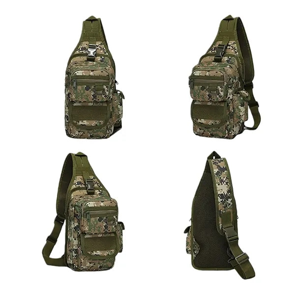 Tactical Sling Bag Multi Pocket Outdoor Travel Backpack