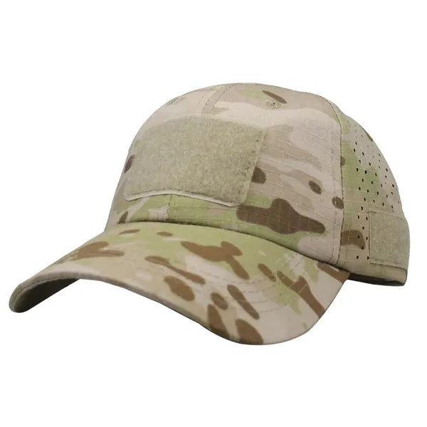 Tactical Camo Cap Ventilated Glasses Holder Baseball Hat