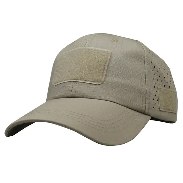 Tactical Camo Cap Ventilated Glasses Holder Baseball Hat