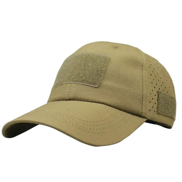 Tactical Camo Cap Ventilated Glasses Holder Baseball Hat
