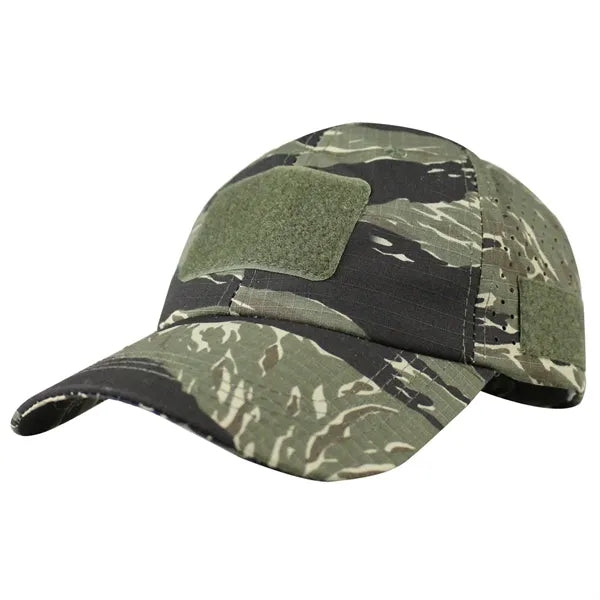 Tactical Camo Cap Ventilated Glasses Holder Baseball Hat