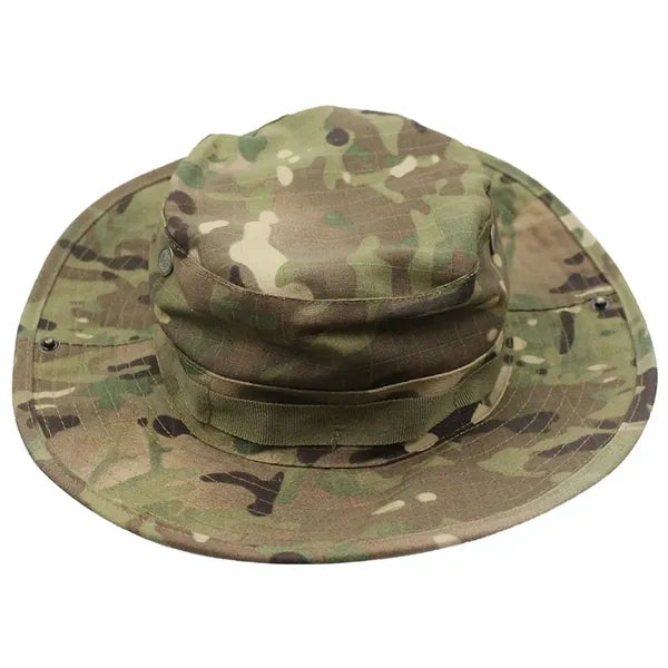 Camo Boonie Hat Windproof Outdoor Sun Protection Bucket