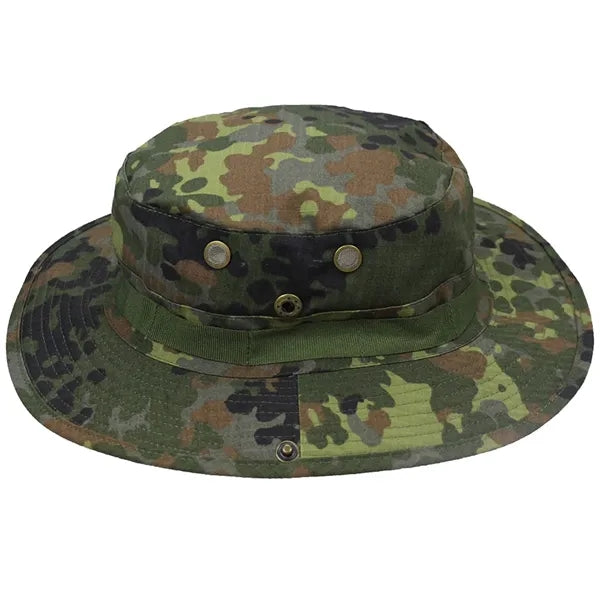Camo Boonie Hat Windproof Outdoor Sun Protection Bucket