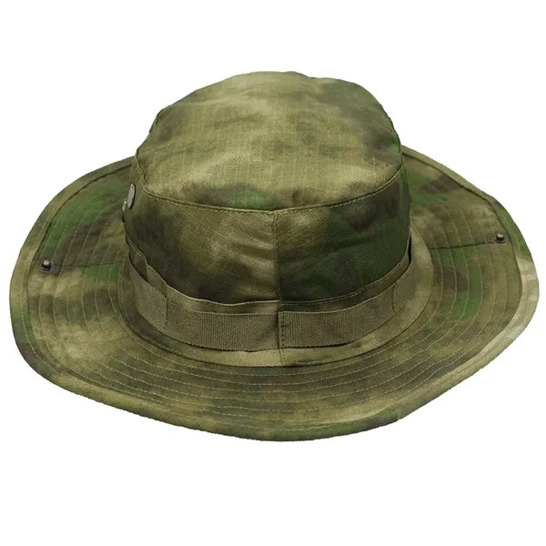 Camo Boonie Hat Windproof Outdoor Sun Protection Bucket