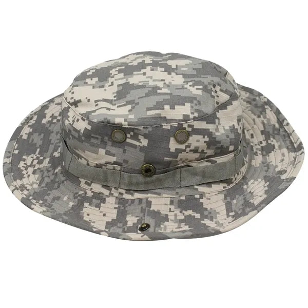 Camo Boonie Hat Windproof Outdoor Sun Protection Bucket