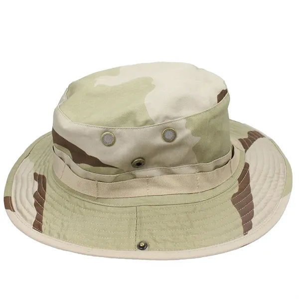 Camo Boonie Hat Windproof Outdoor Sun Protection Bucket