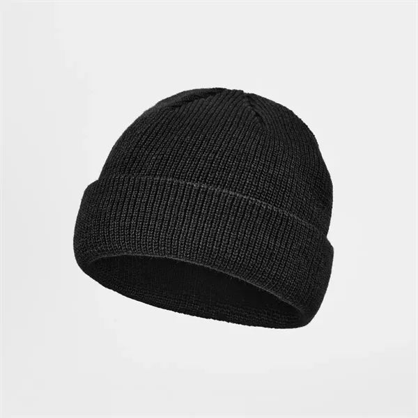 Recycled Knit Cuffed Fisherman Beanie