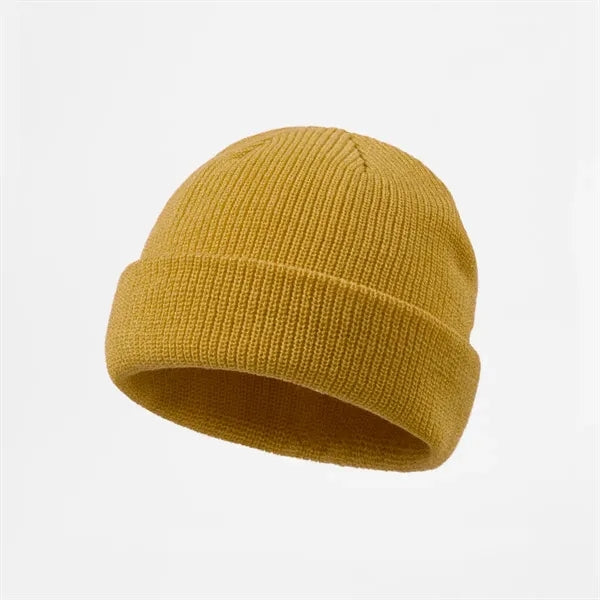 Recycled Knit Cuffed Fisherman Beanie