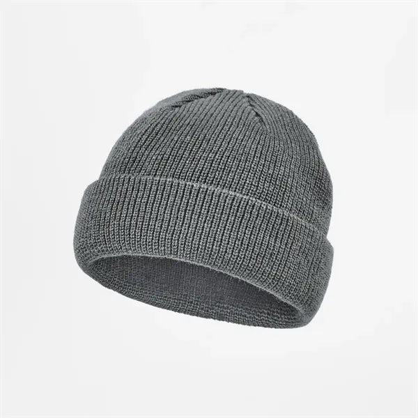 Recycled Knit Cuffed Fisherman Beanie