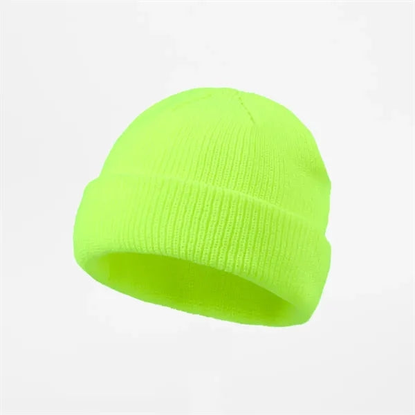 Recycled Knit Cuffed Fisherman Beanie