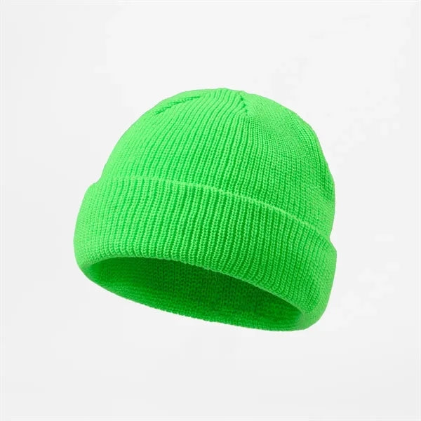 Recycled Knit Cuffed Fisherman Beanie