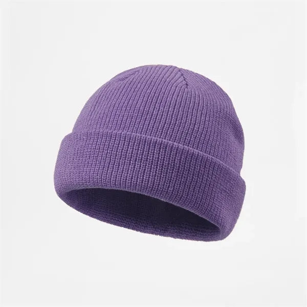 Recycled Knit Cuffed Fisherman Beanie
