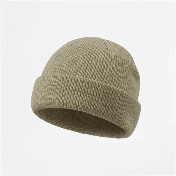Recycled Knit Cuffed Fisherman Beanie