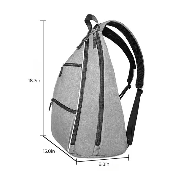 Pickleball Backpack Sling Bag Multi Pocket Sports Gear Stora