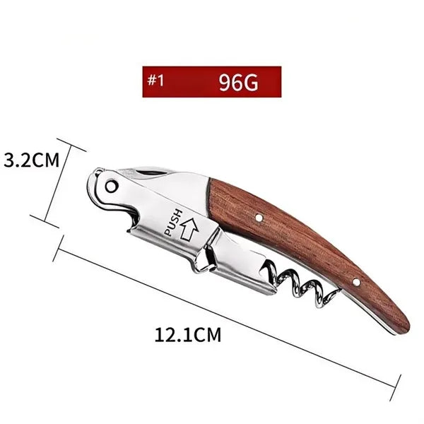 Multi functional corkscrew