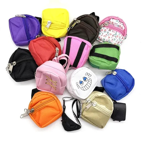 Mini Doll Backpacks Earphone Pouch Key Chain