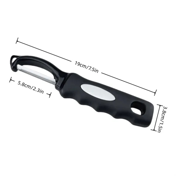 Stainless Steel Peeler Fruits Vegetables Soft Grip