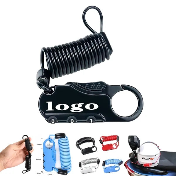 5-Digit Bicycle Combination Lock With Mounting Bracket