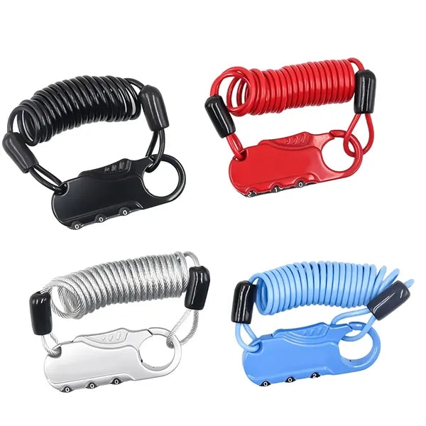 5-Digit Bicycle Combination Lock With Mounting Bracket