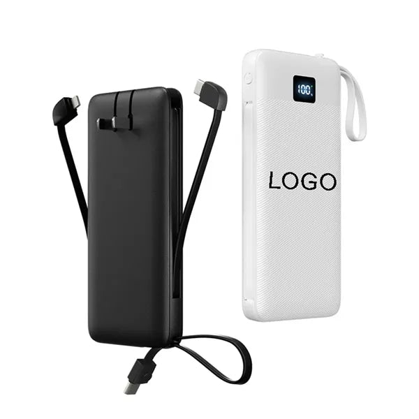 10000mAh Power Bank with Wall Plug