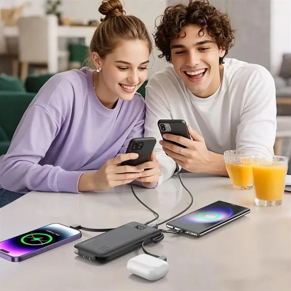 10000mAh Power Bank with Wall Plug