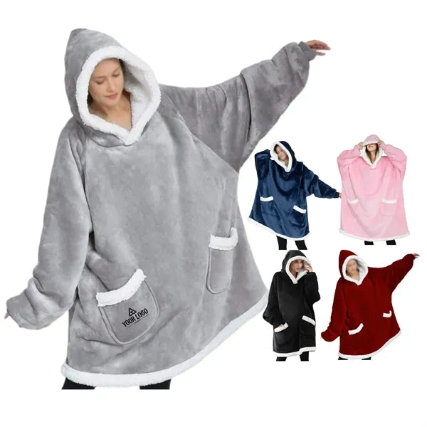 Wearable Blanket Hoodie,soft and smooth hand feel