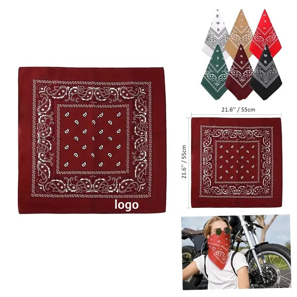 2-Layer Triangle Bandana With Full Color Print