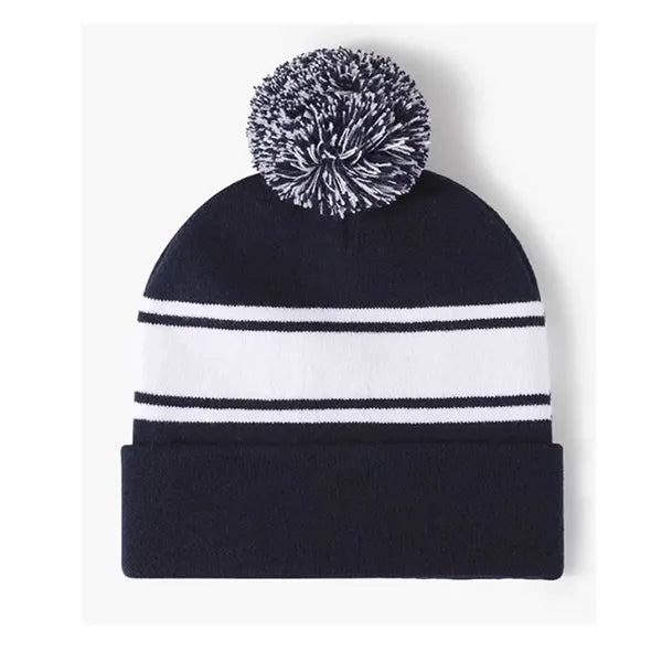 Pom Pom Knit Beanie