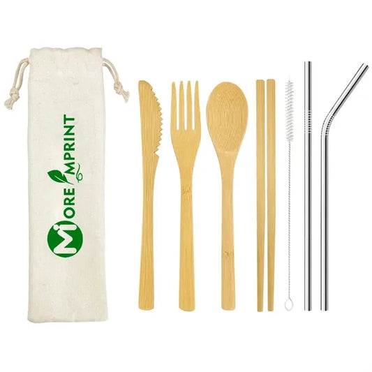 Eco-Friendly Bamboo Dining Utensils Set- 7 Piece