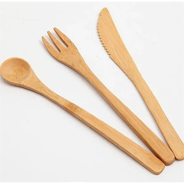 Eco-Friendly Bamboo Dining Utensils Set- 7 Piece