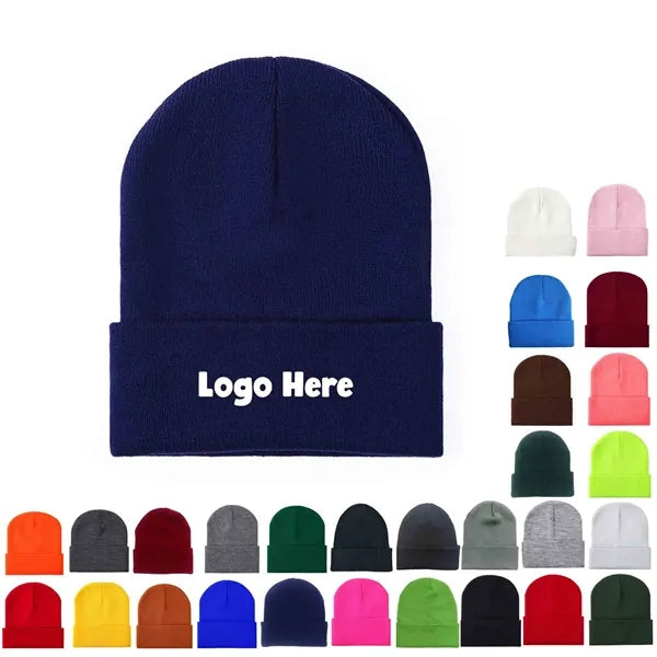 Warm Acrylic Beanie Hat