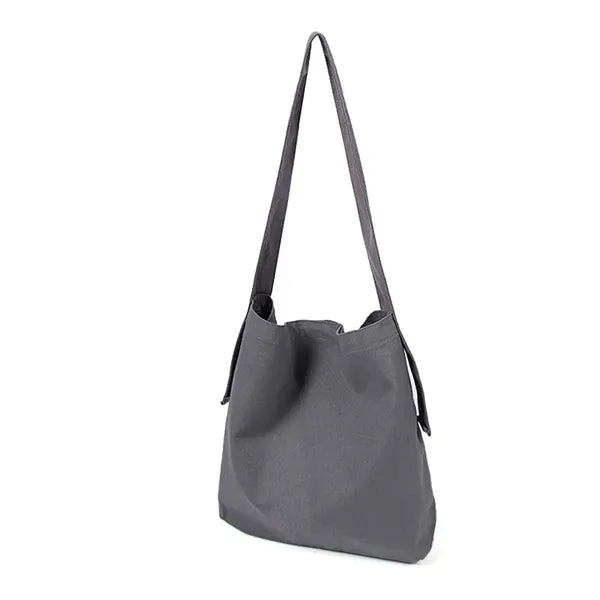 Casual Canvas Crossbody Tote Bag