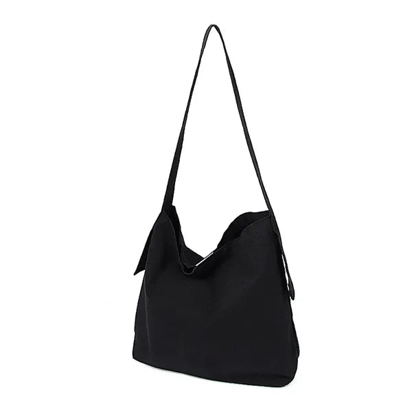 Casual Canvas Crossbody Tote Bag