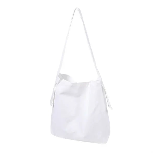 Casual Canvas Crossbody Tote Bag