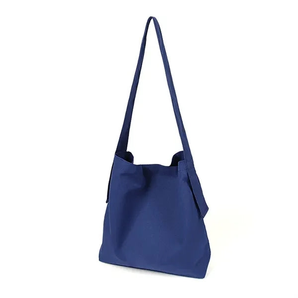 Casual Canvas Crossbody Tote Bag