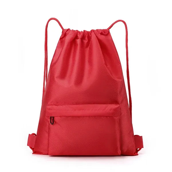 Nylon Sporty Drawstring Backpack