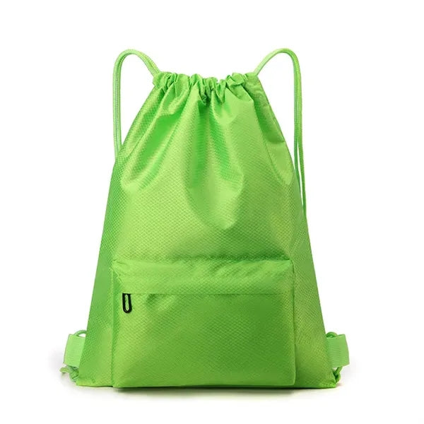 Nylon Sporty Drawstring Backpack