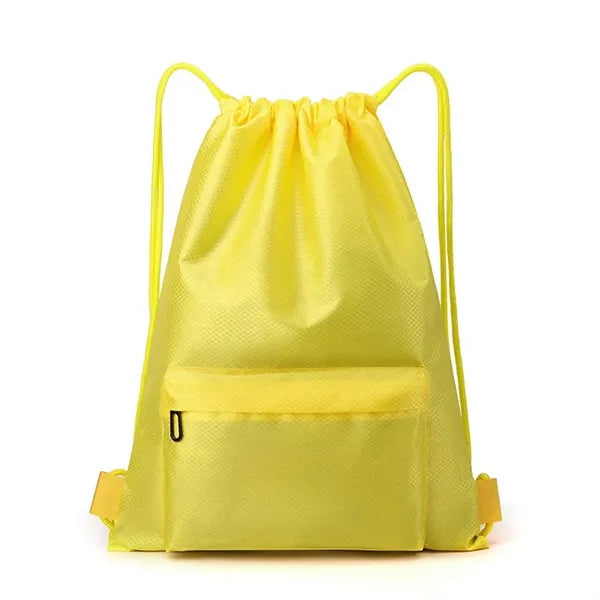 Nylon Sporty Drawstring Backpack