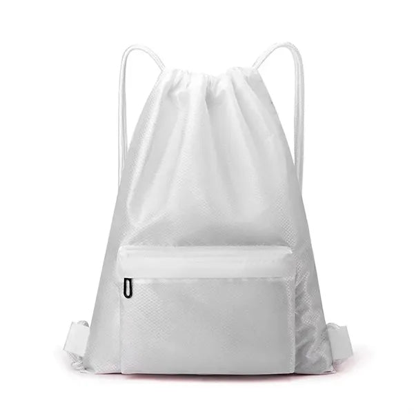 Nylon Sporty Drawstring Backpack