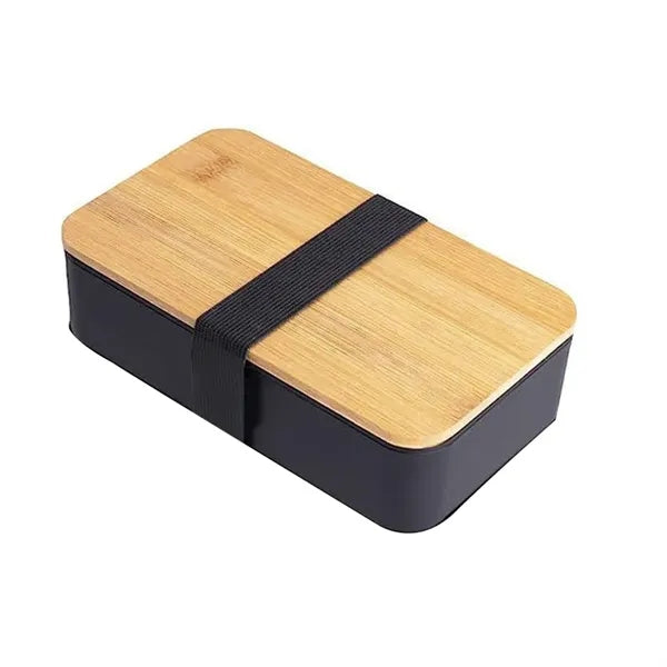 Eco-Friendly Single-Layer Bamboo Covered Lunch Box