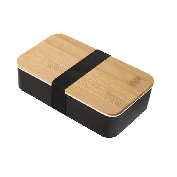 Eco-Friendly Single-Layer Bamboo Covered Lunch Box