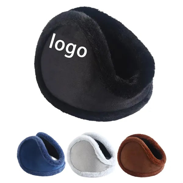 Fleece Winter Ear Warmers With Behind-Head Design