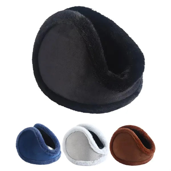 Fleece Winter Ear Warmers With Behind-Head Design