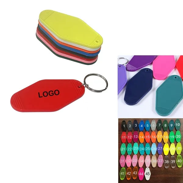 Vintage Style Hotel Motel Keychain