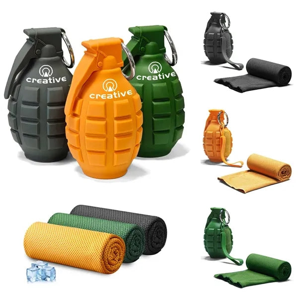 Cooling Sports Towel w/Keychain