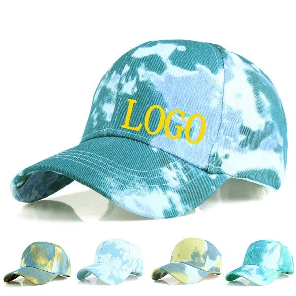 6 Panel Adjustable Tie-Dye Camouflage Baseball Cap