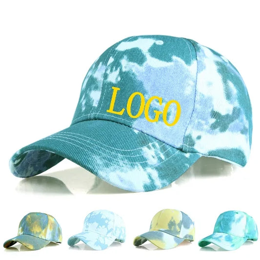 6 Panel Adjustable Tie-Dye Camouflage Baseball Cap